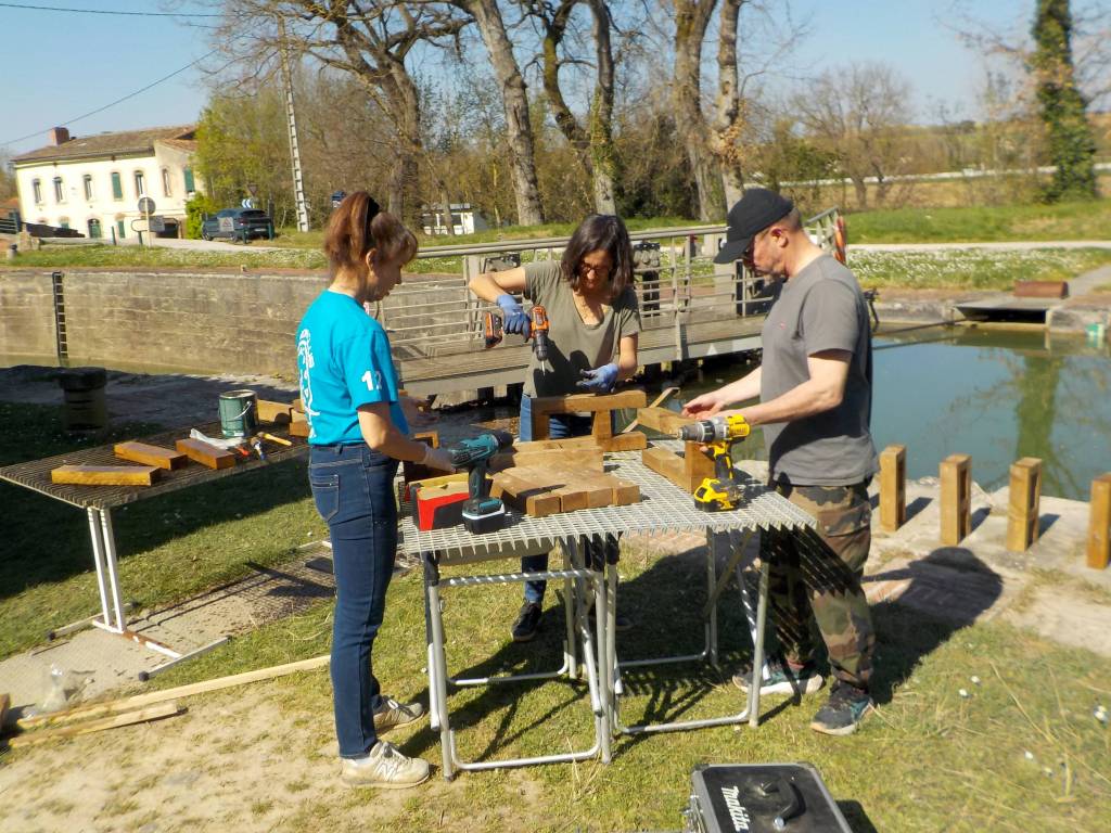 Chantier ponton VRAC Lauragais