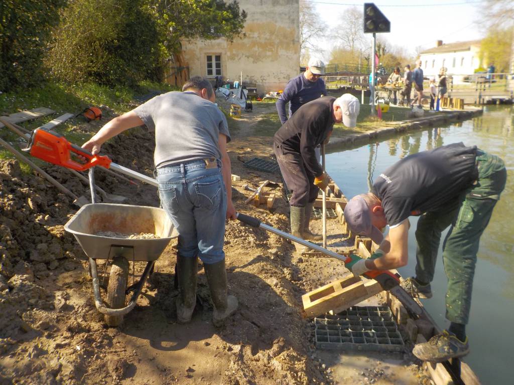 Chantier ponton VRAC Lauragais